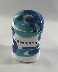 Gmundner Keramik-Dose/Gewrz eckig Rosmarin